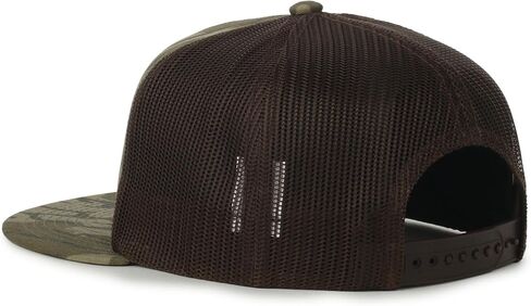 قبعة Red Dirt Hat Co Logo Patch Camo Trucker - قماش قطني، شبكة خلفية، منظمة، إغلاق بلاستيكي سريع، مقاس واحد in Kuwait