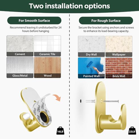 Gold No Drill Curtain Rods for Windows 48 to 84 Inch, USFOOK 5/8 Inch Curtain Rods No Drilling with 3M Adhesive Holders, Apartment Friendly Drapery Rod with Round Finials in Saudi Arabia