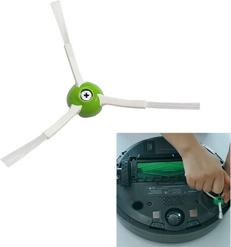 Fuyoda 2 Set Replacement Parts Roller Brushes Compatible for iRobot Roomba E&I Series J7 J7+ i7 i7+ i3 i4 i6 i6+ i8 i8+Plus E5 E6 E7 Vacuum Cleaner Replacement Parts Accessory, Rubber Brush in Kuwait