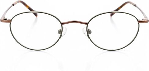 Optical Eyewear - Oval Shape, Metal Full Rim Frame - for Women or Men Prescription Eyeglasses RX in Saudi Arabia