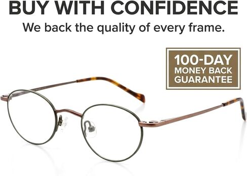 Optical Eyewear - Oval Shape, Metal Full Rim Frame - for Women or Men Prescription Eyeglasses RX in Saudi Arabia