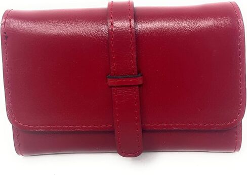 Patricia Nash Leather Perla Trifold Wallet, Berry Red in Kuwait