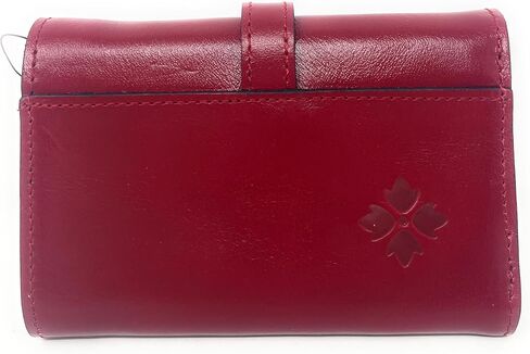 Patricia Nash Leather Perla Trifold Wallet, Berry Red in Kuwait