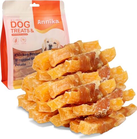 Dog Treats, Dog Kabobs Treats Made with Real Chicken, Duck, Grain Free, Easily Digestible, Long-Lasting for Large & Small Dogs - Supports Healthy Teeth in Kuwait