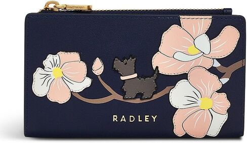 RADLEY London Coin Street - Magnolia Medium Ziptop Wallet, Blue, M, Modern in Kuwait