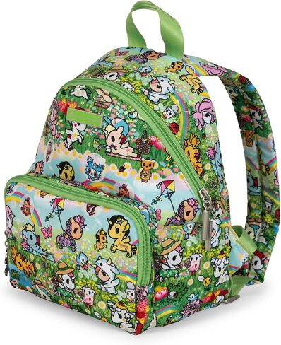 JuJuBe Tokidoki Mini Backpack Purse for Women, Small Lightweight Backpack with Zipper Pockets, Everyday Travel Bag for Work Shopping in Saudi Arabia