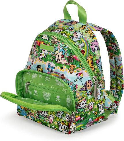 JuJuBe Tokidoki Mini Backpack Purse for Women, Small Lightweight Backpack with Zipper Pockets, Everyday Travel Bag for Work Shopping in Saudi Arabia