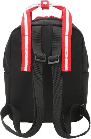 Disney Mickey Mouse Logo Cotton Canvas Women's Black Mini Backpack in Kuwait