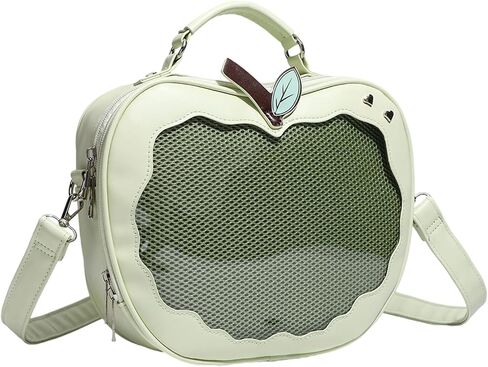 حقيبة كروس من Preppy Styles لعرض دبوس على شكل فاكهة Itabag من جلد البولي يوريثان in Kuwait