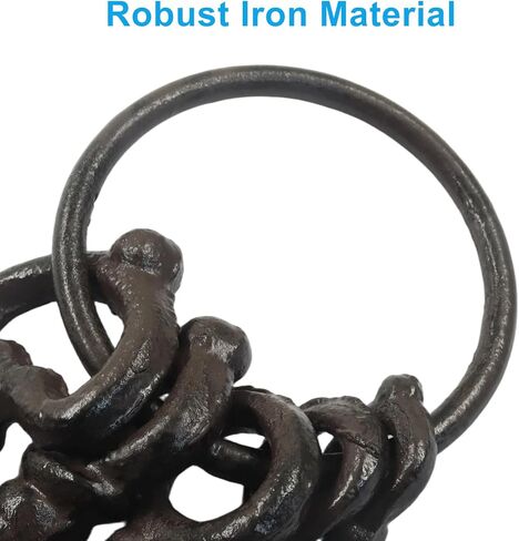 Vintage Cast Iron Skeleton Key Set - Antique Iron Keys for Farmhouse, Pirate Treasure Chest Props, Costume Accessories & Rustic Home Decoration in Saudi Arabia