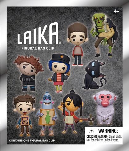 سلسلة Laika 1 - مشبك حقيبة قابل للتجميع مقاس 5 بوصات - حقيبة عمياء (شكل عشوائي واحد) - سلسلة مفاتيح شخصية فيلم ستوب موشن / ملحق حقيبة الظهر | بضائع مرخصة رسميًا in Kuwait