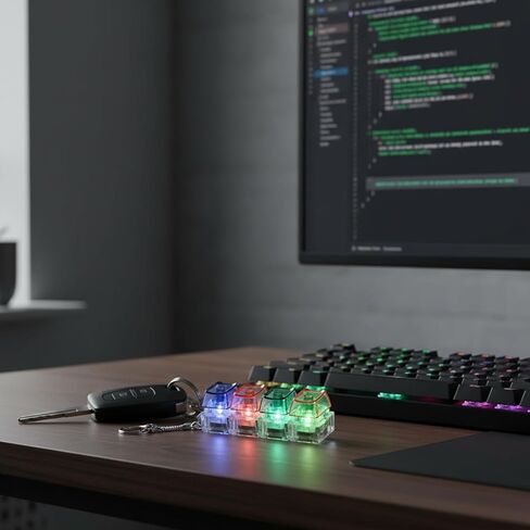 Keyboard Fidget, 3pcs Cat Paw Keyboard Fidget Keychain, Clicky Fidgets for Stress Relief and Adult Anxiety, Portable Desk Clicker Fidget in Saudi Arabia