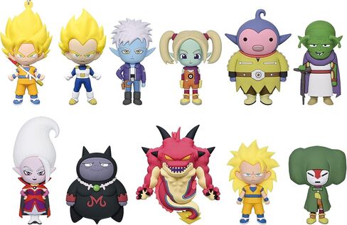 Dragon Ball Daima 3D Foam Bag Clip, Series 2 – Blind Bag (ONE Random Figure) – Toei Character Keychain/Backpack Accessory | Official Licensed Merchandise in Saudi Arabia