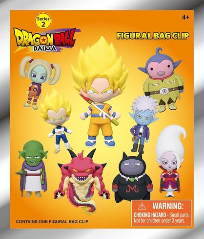 Dragon Ball Daima 3D Foam Bag Clip, Series 2 – Blind Bag (ONE Random Figure) – Toei Character Keychain/Backpack Accessory | Official Licensed Merchandise in Saudi Arabia