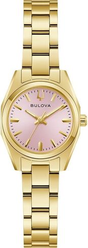 Pink Dial Bulova Surveyor Stainless Steel Bracelet Watch in Kuwait