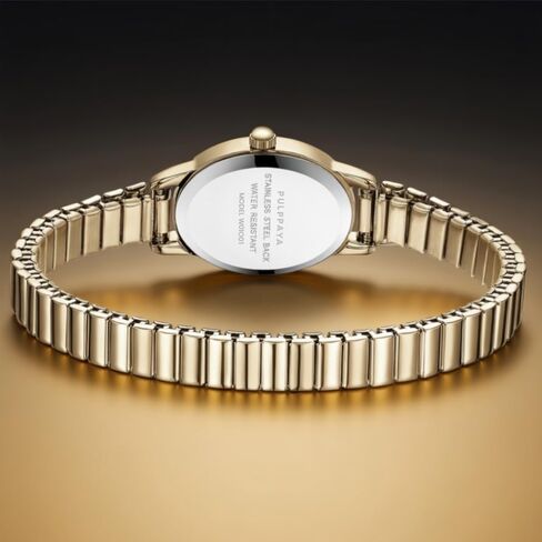 Dainty Vintage Small Gold Watch for Women, Relojes para Mujer, Fashion Dress Wrist Cute Analog Oval Watches Mini Petite with Stainless Bracelet, Waterproof in Saudi Arabia