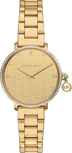 Michael Kors Women's Pyper Two-Hand Gold-Tone Stainless Steel Watch (Model: MK7572) in Saudi Arabia