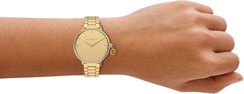 Michael Kors Women's Pyper Two-Hand Gold-Tone Stainless Steel Watch (Model: MK7572) in Saudi Arabia