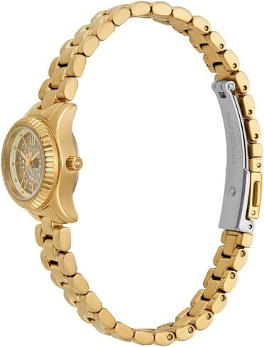 Michael Kors Women's Lexington Three-Hand Gold-Tone Stainless Steel Watch Gift Set (Model: MK4944SET) in Saudi Arabia