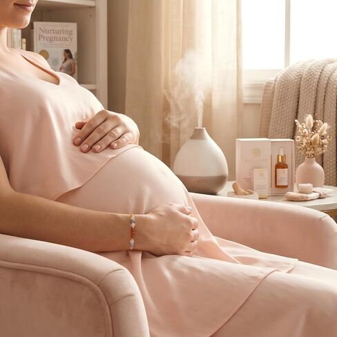 BVB Pregnancy Must Haves Moonstone Mama Bracelet - First Time Mom Gifts for Expecting Mom - Jewelry for Baby Announcement, Gender Reveal Ideas & First Mothers Day - Pregnancy Gifts for Mother to Be in Saudi Arabia