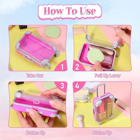 12 Pack Mini Suitcase Candy Box, Tiny Gift Packaging Box Candy Luggage Containers Packaging Case for Bridal Shower, Birthday Party, Wedding, Family Vacation, Jewelry, False Eyelashes Storage in Saudi Arabia