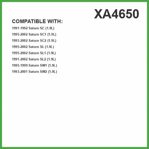 ECOGARD XA4650 Premium Engine Air Filter Fits Saturn SL2 1.9L 1991-2002, SL1 1.9L 1995-2002, SC2 1.9L 1993-2002, SL 1.9L 1995-2002, SC1 1.9L 1995-2002, SW2 1.9L 1993-2001, SW1 1.9L 1995-1999 in Saudi Arabia