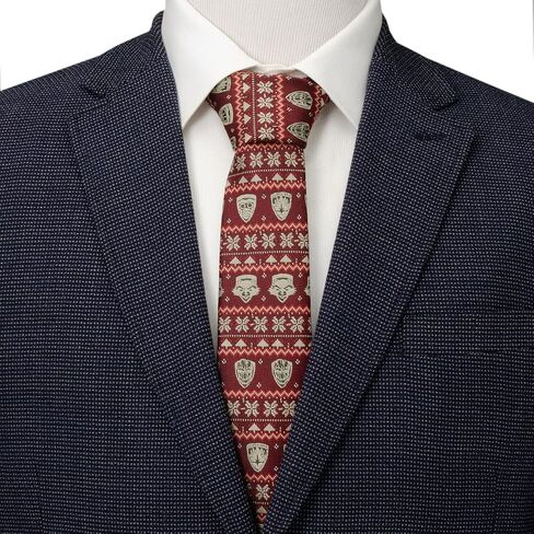 Cufflinks Inc. Guardians of the Galaxy Fair Isle Red Men's Tie in Kuwait