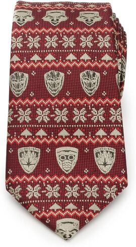 Cufflinks Inc. Guardians of the Galaxy Fair Isle Red Men's Tie in Kuwait