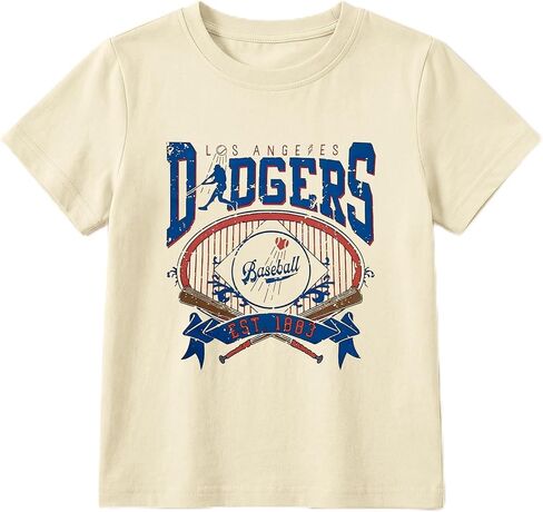 Baseball Shirts for Boys Girls Game Day Team Fan Graphic Tees Toddler Kids Summer T-Shirts Tops in Saudi Arabia