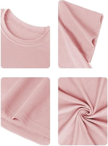 Girls T Shirt 3-Pack, Graphic Short Sleeve Crewneck Tee, Sizes 8-14 in Kuwait