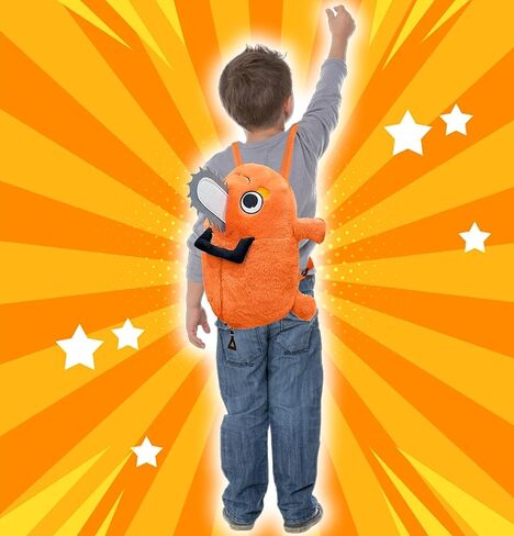 Roffatide Anime Puppy Backpack Cartoon Orange Backpack for Women Men Lolita Kawaii JK Bag Birthday Christmas Gifts in Kuwait