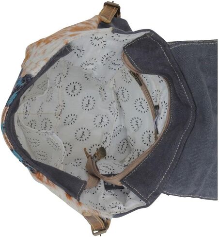 Myra Bag Western Leather Backpack Bag for Women - Flapover Upcycled Cowhide Bag Vanessia in Kuwait