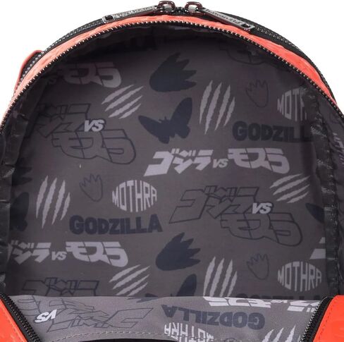 Loungefly Godzilla vs. Mothra Midsize Backpack – Entertainment Earth Exclusive Kaiju Faux Leather Backpack with Moving Mothra Applique in Kuwait