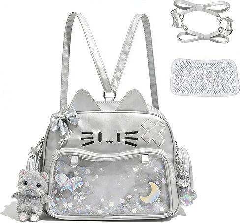 Ita Bag Kawaii Cute Backpack with Pin Display Insert Anime Crossbody Bags Y2K Messenger Itbag Women Shoulder Purse in Saudi Arabia