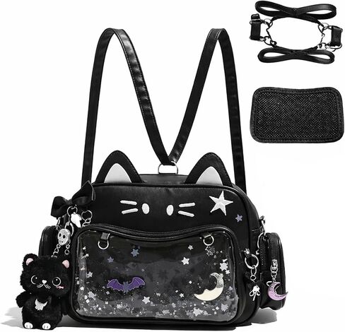 Ita Bag Kawaii حقيبة ظهر لطيفة مع دبوس عرض إدراج أكياس أنيمي Crossbody Y2K Messenger Itbag محفظة كتف نسائية in Kuwait