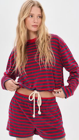 Madewell Women's Towel Terry Tie Waist Top in Kuwait