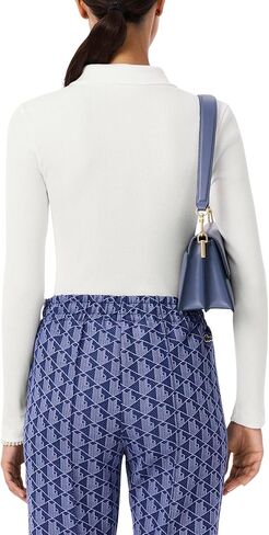 Lacoste Womens Ls Knitted Polo in Kuwait