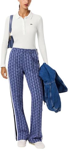 Lacoste Womens Ls Knitted Polo in Kuwait