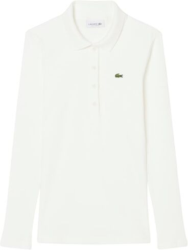 Lacoste Womens Ls Knitted Polo in Kuwait