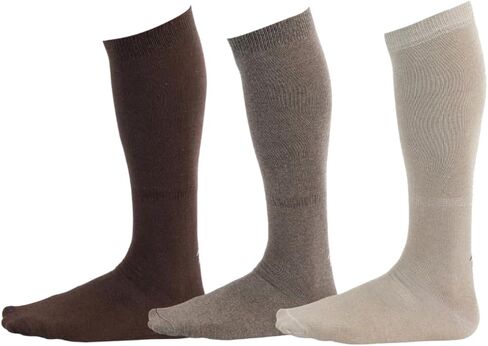 Pierre Henry Over the Calf Socks for Men (3 pairs) | Cotton made over the calf dress socks | Long comfort socks in Kuwait
