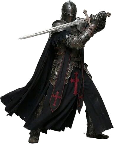 Medieval Full Body Barbuta Knight Armor – Templar Steel Suit for Cosplay & LARP 18 Gauge Steel Wearable Knight Body Armor with Helmet Perfect for LARP, SCA, Cosplay & Renaissance Festivals in Kuwait