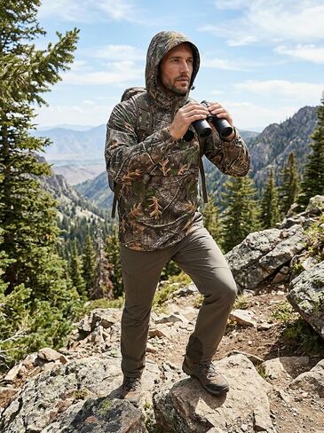 Mens Rain Jacket Water Resistant Windbreaker Pullover Packable Lightweight Hooded Coat for Golf Hiking Hunting in Kuwait