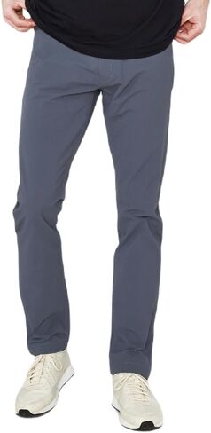 Western Rise Men's Evolution 2.0 Slim Straight Fit Lightweight Water and Stain-Resistant Stretch Performance Pants, Blue Grey, Size 36W x 30L in Saudi Arabia