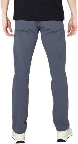 Western Rise Men's Evolution 2.0 Slim Straight Fit Lightweight Water and Stain-Resistant Stretch Performance Pants, Blue Grey, Size 36W x 30L in Saudi Arabia