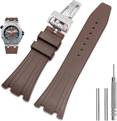 KLVN Silicone Watch Straps 26mm 27mm Watchband For AP 15400 15202 15500 15703 26470SO Royal Oak Offshore Men's Sports Rubber Bracelet in Saudi Arabia