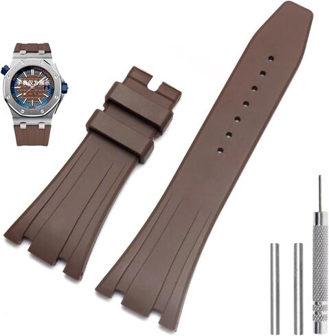 KLVN Silicone Watch Straps 26mm 27mm Watchband For AP 15400 15202 15500 15703 26470SO Royal Oak Offshore Men's Sports Rubber Bracelet in Saudi Arabia