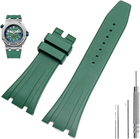 KLVN Silicone Watch Straps 26mm 27mm Watchband For AP 15400 15202 15500 15703 26470SO Royal Oak Offshore Men's Sports Rubber Bracelet in Saudi Arabia