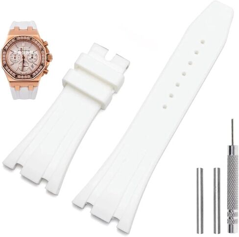 KLVN Silicone Watch Straps 26mm 27mm Watchband For AP 15400 15202 15500 15703 26470SO Royal Oak Offshore Men's Sports Rubber Bracelet in Saudi Arabia