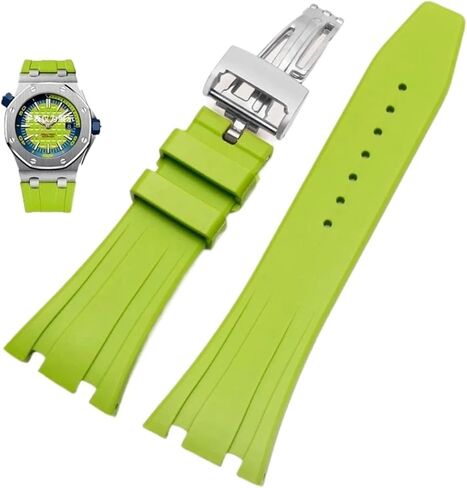 KLVN Silicone Watch Straps 26mm 27mm Watchband For AP 15400 15202 15500 15703 26470SO Royal Oak Offshore Men's Sports Rubber Bracelet in Saudi Arabia