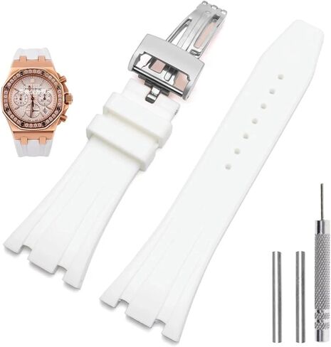 KLVN Silicone Watch Straps 26mm 27mm Watchband For AP 15400 15202 15500 15703 26470SO Royal Oak Offshore Men's Sports Rubber Bracelet in Saudi Arabia